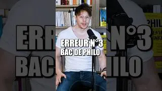 Miniature : Erreur n°3 au bac de philo ! #dissertation #bac #philosophie