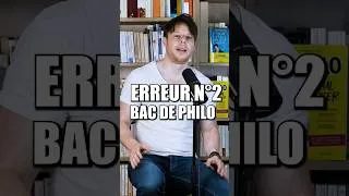 Miniature : Erreur n°2 au bac de philo ! #dissertation #bac #philosophie