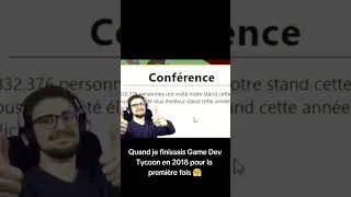 Miniature : Quand je finissais Game Dev Tycoon en 2018 pour la première fois 🤗 #retrospective #gamedevtycoon