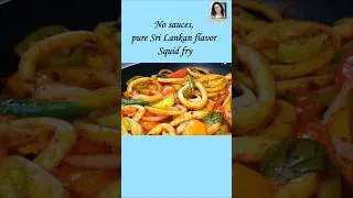 Miniature : Sri Lanka’s Famous Squid Fry | Squid recipe | Squid Fry | Cuttlefish recipe | Shahee Lanka