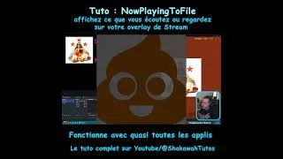 Miniature : OBS Overlay Musique & React et Automatisations - Now Playing To File - Tuto #Twitch #OBS #Overlay