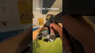 Miniature : Ak spetsnaz reload style cod #cod #mw #mw2 #airsoft #reload #pov