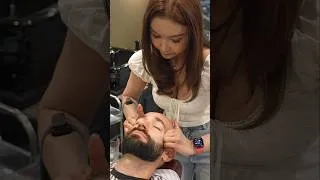 Miniature : Head Shave & Massage with Thai Barber 😴🇹🇭 #asmr #relax # barbershop