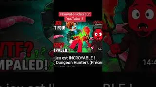 Miniature : dungeon hunters vidéo longue présentation  #roblox