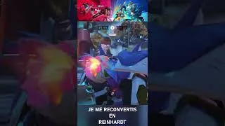 Miniature : Overwatch: Je me reconvertis en reinhardt #shorts #overwatch