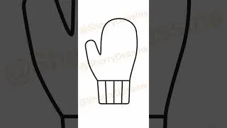 Miniature : Dessin de Noël: Comment dessiner un gant de Noël #noel #gand #dessin #shorts