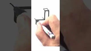 Miniature : Comment dessiner une croix en 3D facile #croix  #commentdessiner #dessin #sherrydessins #art #shorts