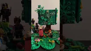 Miniature : update la bataille forestière#lego #afol #moc