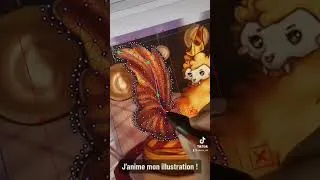 Miniature : J’anime mon illustration du Tinkyu Frangipane !