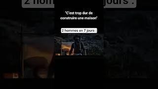 Miniature : Construire Une MAISON En 7 JOURS ? #rdr2 #rdr2gameplay #shorts