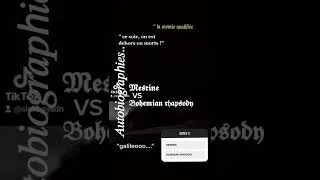 Miniature : TOURNOI films  mesrine VS bohemian rhapsody