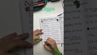Miniature : Bullet journal || 2 décembre 2023