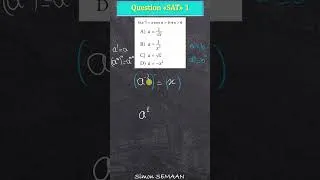Miniature : SAT QUESTION 1 #SAT #fonction #math #limite #mathematics #maths #physic #shorts