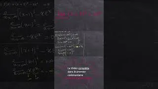 Miniature : Limite d'une fonction exponentielle 25  #shorts #bac #short #shortvideo