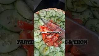 Miniature : Recette tarte concombre et thon vegan