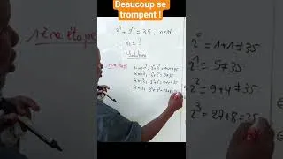 Miniature : Beaucoup se trompent ! #maths #education #olympiad #mathchallenge #defi #exponents