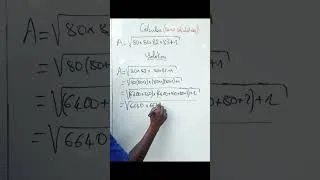 Miniature : Astuce de calcul rapide sans calculatrice #maths #education #olympiad #mathchallenge #defi