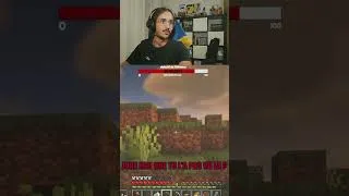 Miniature : JE N'AURAIS PAS DÛ LANCER CETTE PARTIE... (Minecraft #1) #twitch #minecraft #viralshort #gaming