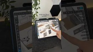 Miniature : SketchUp on the iPad - Gestures #sketchup #architecture #interiordesign