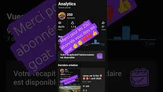 Miniature : merci beaucoup, abonne toi pour les 1000 abonnés