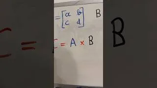 Miniature : Multiplication de matrices #ia #maths #algèbrelinéaire