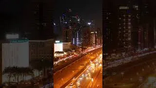Miniature : Dubai Night Timelapse  Ville Lumière & Traffic Flow