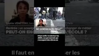 Miniature : "François Bayrou ou un autre, Élisabeth Borne ou une autre, il faut un autre budget pour l'éducation