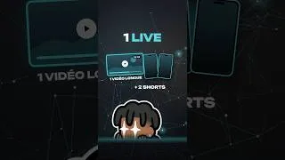 Miniature : 1 live = 1 vidéo longue + 2 shorts : La poupée russe 🪆 #astuce #youtubeur #streamer #fortnite #gta6