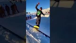 Miniature : Snowboard mini ramp session with Nicolas Droz #snowboarding #snowskate #snowboard