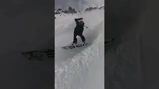 Miniature : Une bonne slam pendant nos tests snowboard du matos 2024-2025 aux Arcs #snowboard