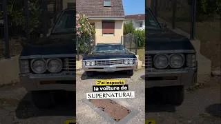 Miniature : J'ai inspecté la voiture de Supernatural ! #chevrolet #impala #supernatural #voituresanciennes