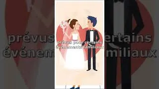 Miniature : Congés supplémentaires pour événements familiaux #shorts