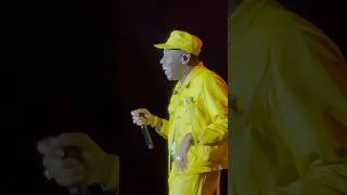 Miniature : Tyler The Creator jokes with the audience at the 2026 Rock en Seine festival in Paris