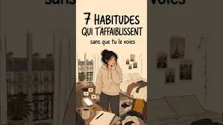 Miniature : 7 habitudes qui t’affaiblissent mentalement