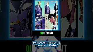 Miniature : Solo Leveling Saison 3 Épisode 1 - Partie 1: Sung Jin-Woo : power up - Manhwa FR Explication & Récap