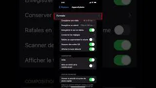 Miniature : Quels réglages utiliser pour avoir les meilleurs photos possible sur #iPhone ?📱📸 #shorts #apple