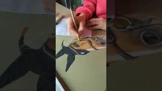 Miniature : Speed drawing horse (dry pastels)