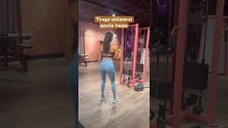 Miniature : Tirage unilatéral poulie haute #rowing #backworkout