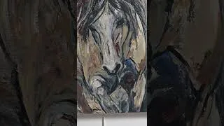 Miniature : Dressage  #peinturecheval #sophiedumont #huile #cheval  #artanimalier  #art  #contemporaryart