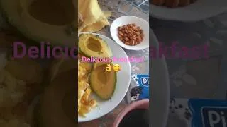 Miniature : delicious breakfast 👌😋🍳 he #healtyfood