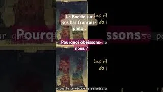 Miniature : La Boetie, servitude volontaire #bac2026 #Shorts #laboetie
