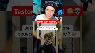 Miniature : Tester votre ouïe avec moi 😂💀#react #shorts