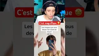 Miniature : C’est magnifique 🤩 #react #shorts