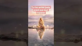 Miniature : ✨ Tu t’es arrêté juste avant que tout s’apaise