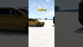 Miniature : Quel Véhicule Peut Réussir ce Test de freinage ! ✅ #shorts #beamng #beamngdrive