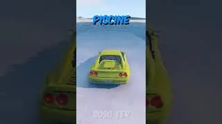 Miniature : Voitures VS Piscine ! #shorts #beamng #beamngdrive