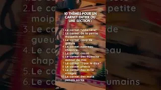 Miniature : 10 Idées de Thèmes pour remplir tes carnets