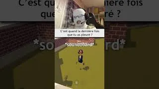 Miniature : C'est quand la dernière fois que tu as pleuré ? #stream #recroom #pourtoi