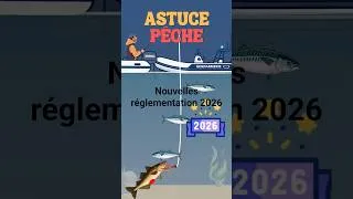 Miniature : 🎣🌊 Pêcheurs en mer, attention à la réglementation 2026 ! #pêche #shorts #viral