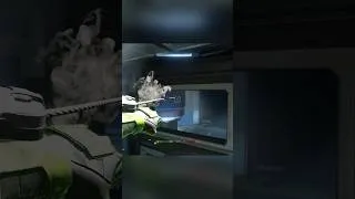 Miniature : Premier test du grappin lors des flight tests de Halo INFINITE 🤣 #Halo #HaloInfinite #Xbox #Shorts